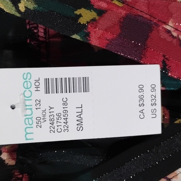 Maurices Vibrant Floral Blouse - Picture 3 of 5